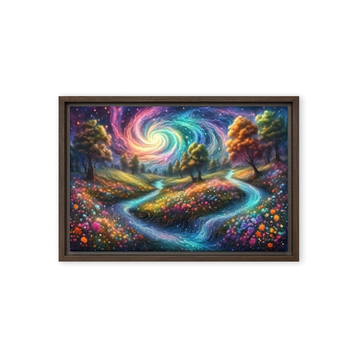 Meadows of Wonder - Framed Canvas Home & Garden > Decor > Artwork > Posters, Prints, & Visual Artwork