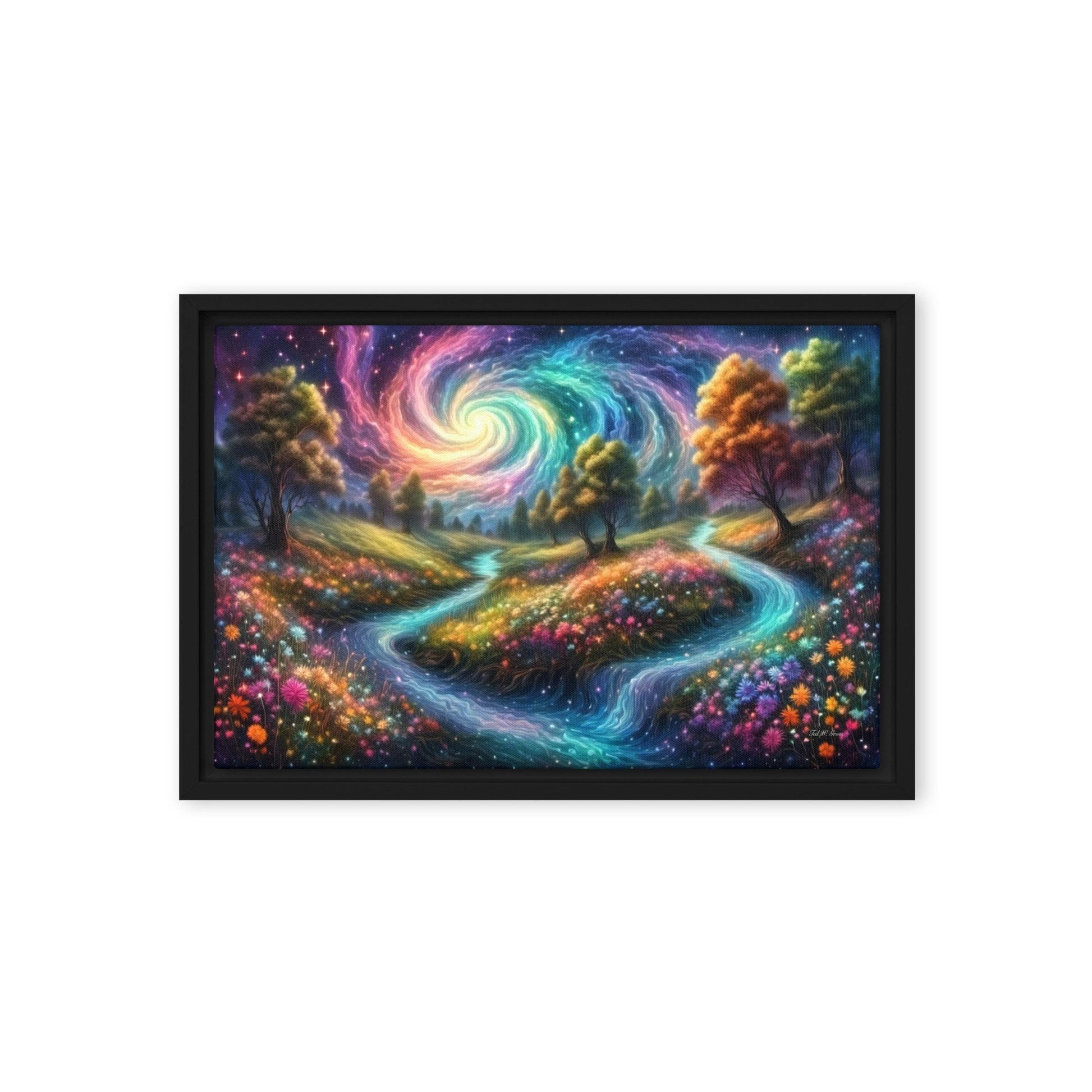 Meadows of Wonder - Framed Canvas Home & Garden > Decor > Artwork > Posters, Prints, & Visual Artwork