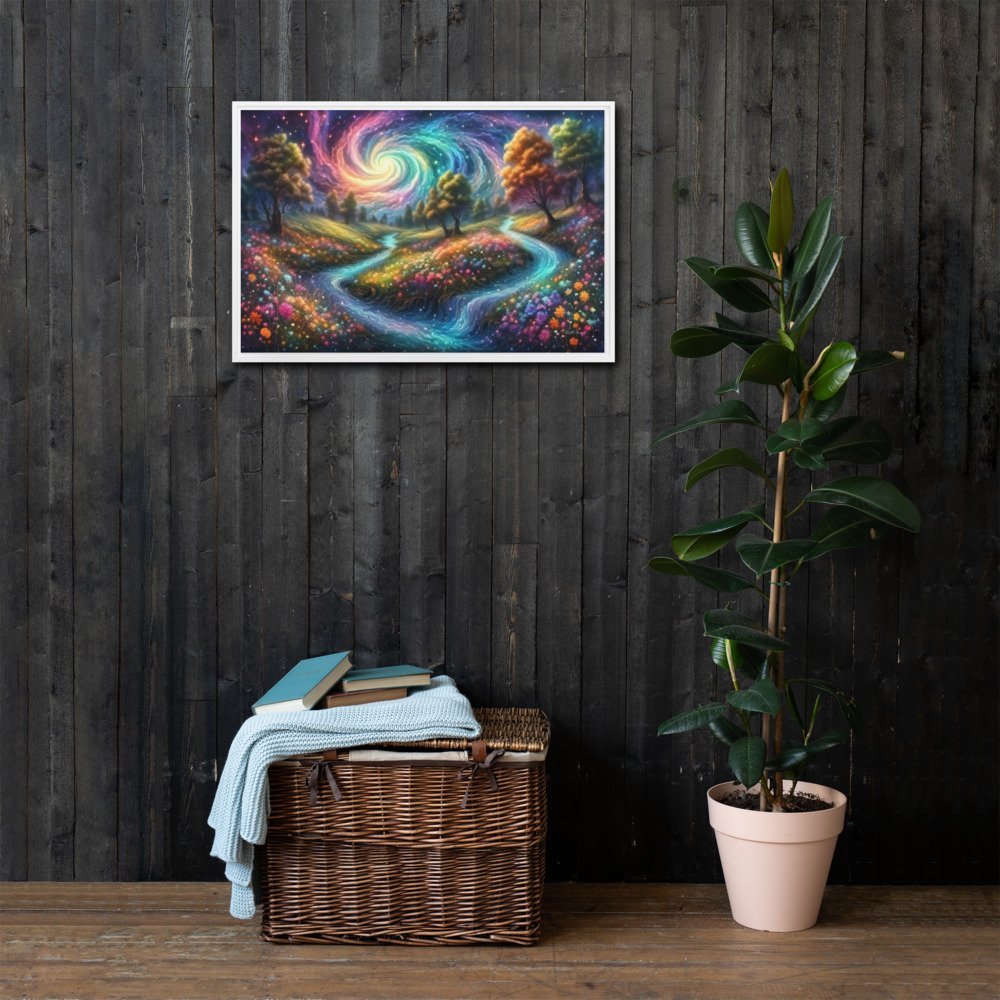 Meadows of Wonder - Framed Canvas Home & Garden > Decor > Artwork > Posters, Prints, & Visual Artwork