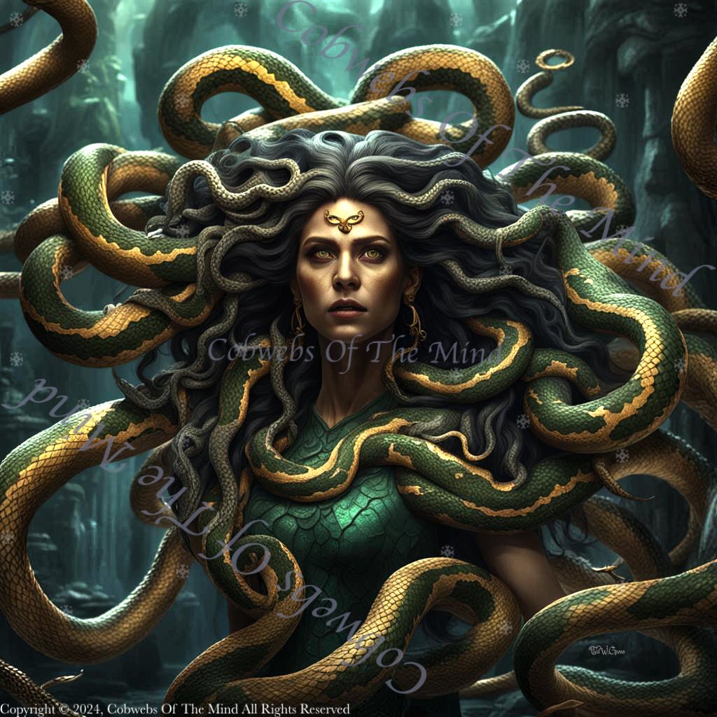 Medusa's Gaze - Digital Art Art > Digital Art > Cobwebs Of The Mind > Abstract > Digital Compositions