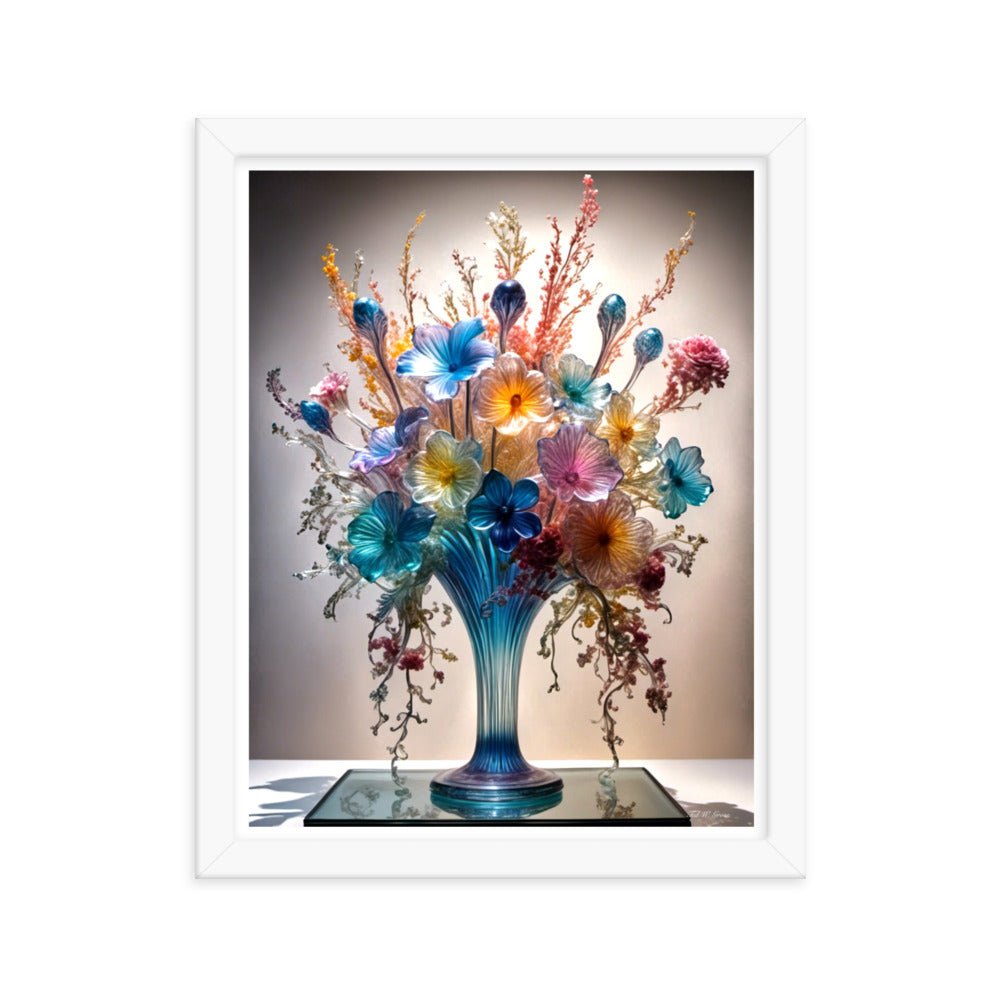 Mesmerizing Bloom Illusion - Framed Matte Poster Home & Garden > Decor > Artwork > Posters, Prints, & Visual Artwork