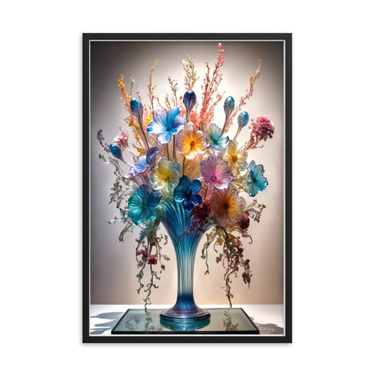 Mesmerizing Bloom Illusion - Framed Matte Poster Home & Garden > Decor > Artwork > Posters, Prints, & Visual Artwork