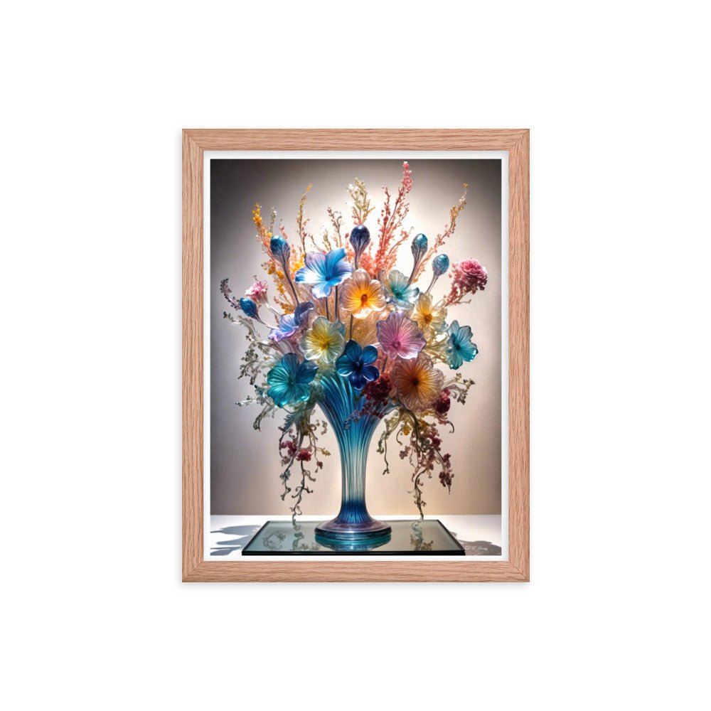 Mesmerizing Bloom Illusion - Framed Matte Poster Home & Garden > Decor > Artwork > Posters, Prints, & Visual Artwork