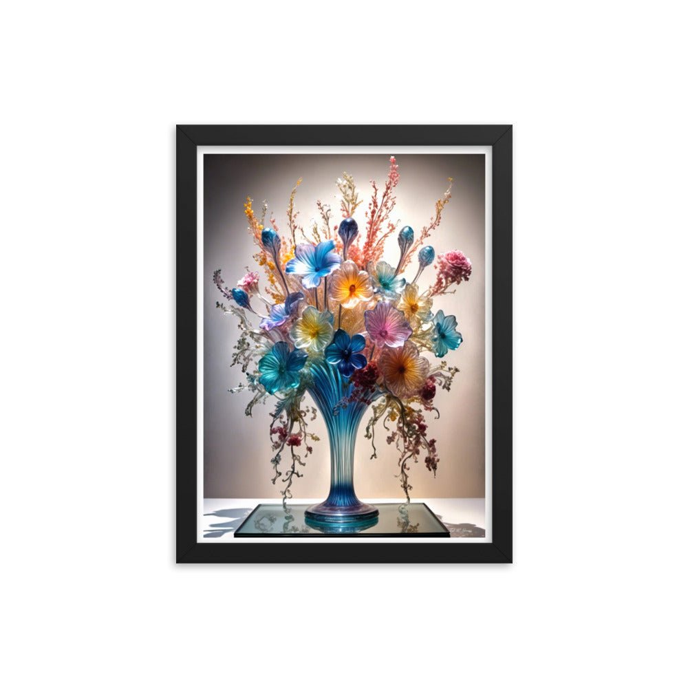 Mesmerizing Bloom Illusion - Framed Matte Poster Home & Garden > Decor > Artwork > Posters, Prints, & Visual Artwork