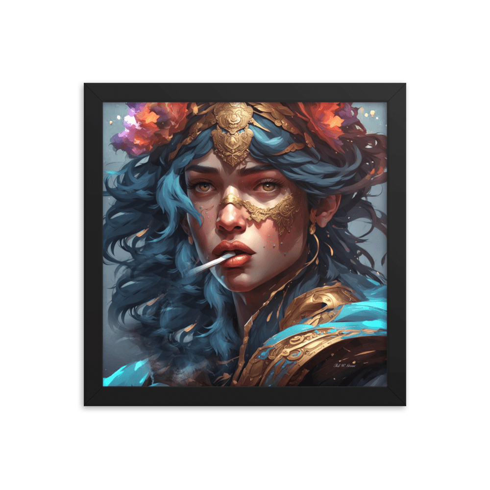 Mesmerizing Gaze - Framed Matte Poster Home & Garden > Decor > Artwork > Posters, Prints, & Visual Artwork