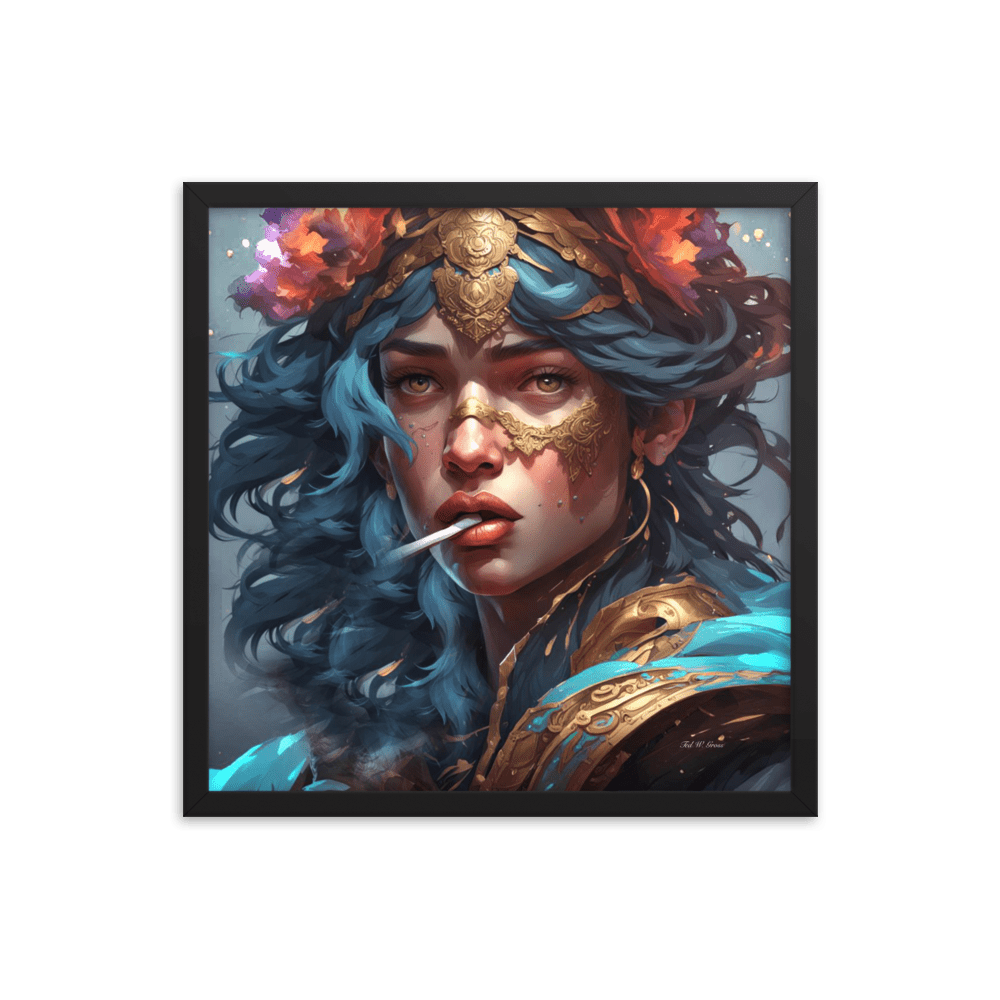 Mesmerizing Gaze - Framed Matte Poster Home & Garden > Decor > Artwork > Posters, Prints, & Visual Artwork