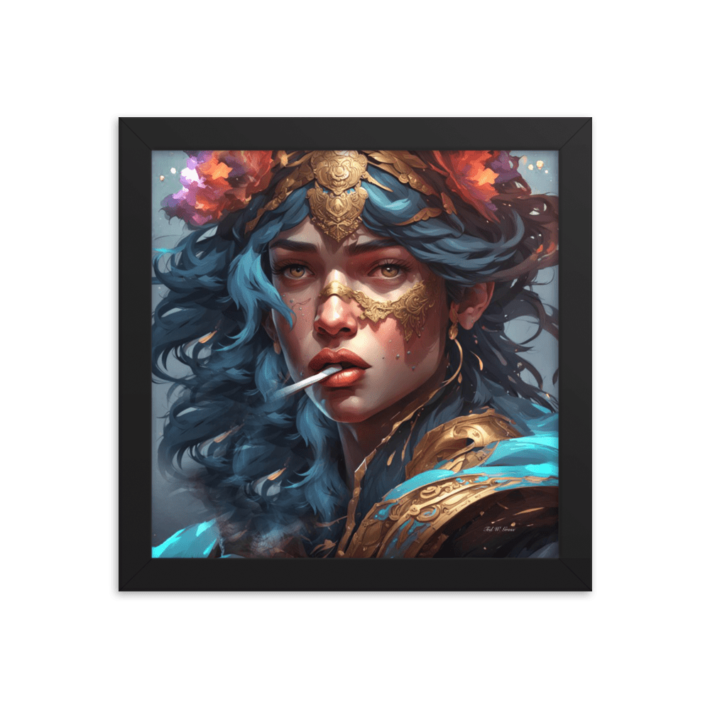 Mesmerizing Gaze - Framed Matte Poster Home & Garden > Decor > Artwork > Posters, Prints, & Visual Artwork