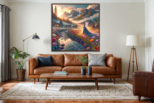 Misty Awakening - OpenSea Feminine Mosaic NFT 1 - Drop - Cobwebs Of The Mind