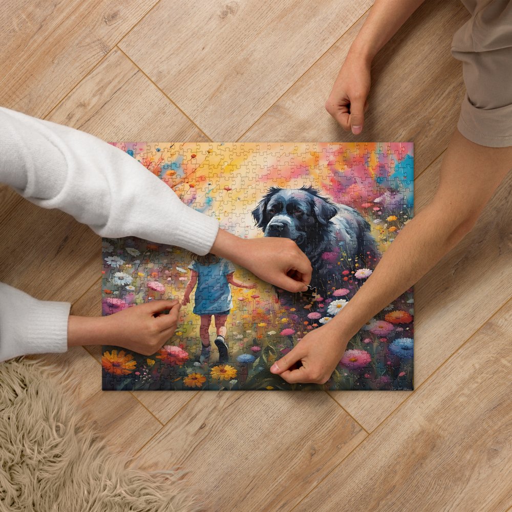 No Better Friend To A Child And No Better Guard - 520 pcs. Jigsaw puzzle - US Only! Puzzles