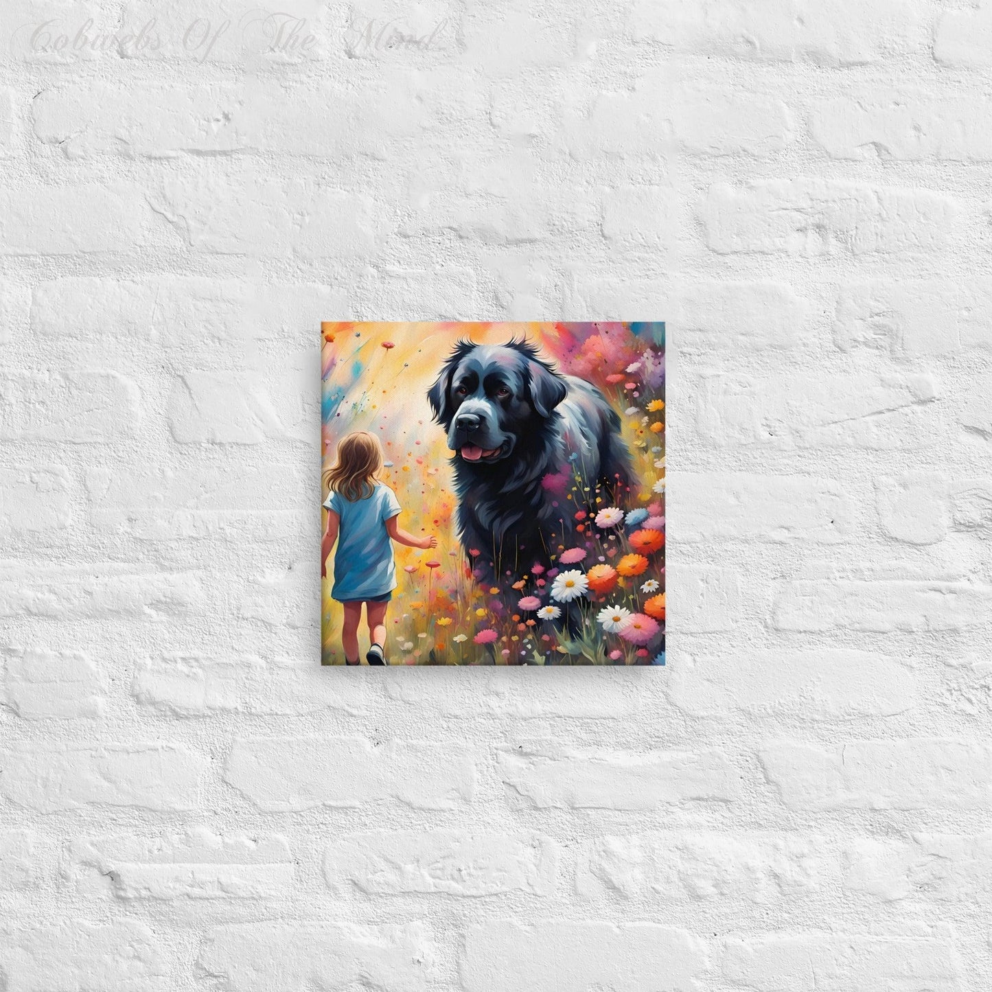 No Better Friend To A Child And No Better Guard - Canvas Print Printed Digital Art
