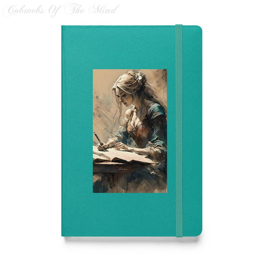 Penned Reflections - Hardcover Journal Notebook Journals Printful DA Journals Turquoise