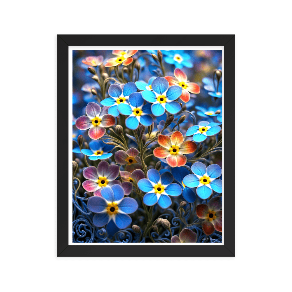 Petal Rhapsody - Framed Matte Poster Home & Garden > Decor > Artwork > Posters, Prints, & Visual Artwork