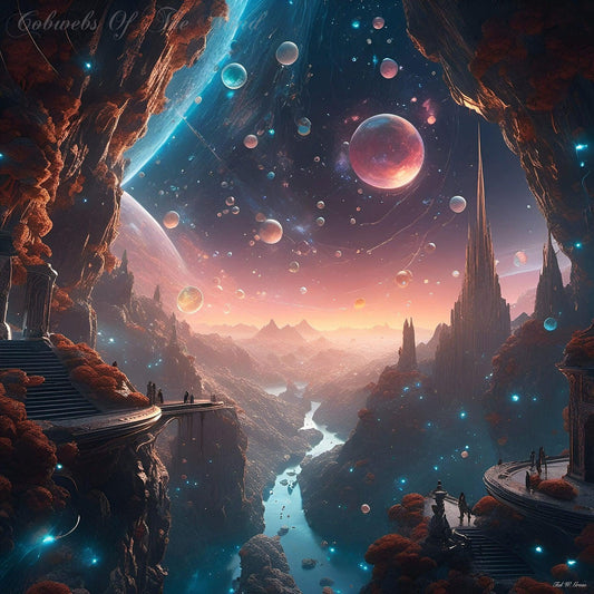 Planetary Serenity-CH beauty Cobwebs Of The Mind color cosmos creativehub digital art universe Giclée