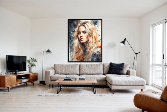 Portraits In Blonde, Black, Red: Blonde - Digital Art - Cobwebs Of The Mind