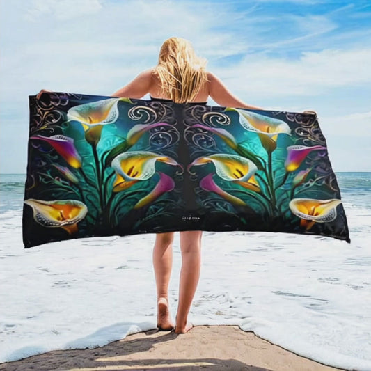 Cala Lily Mosaic - 30*60 Bath & Beach Towel