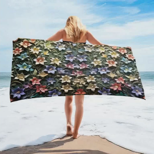 Blossom Fantasia - 30*60 Bath & Beach Towel