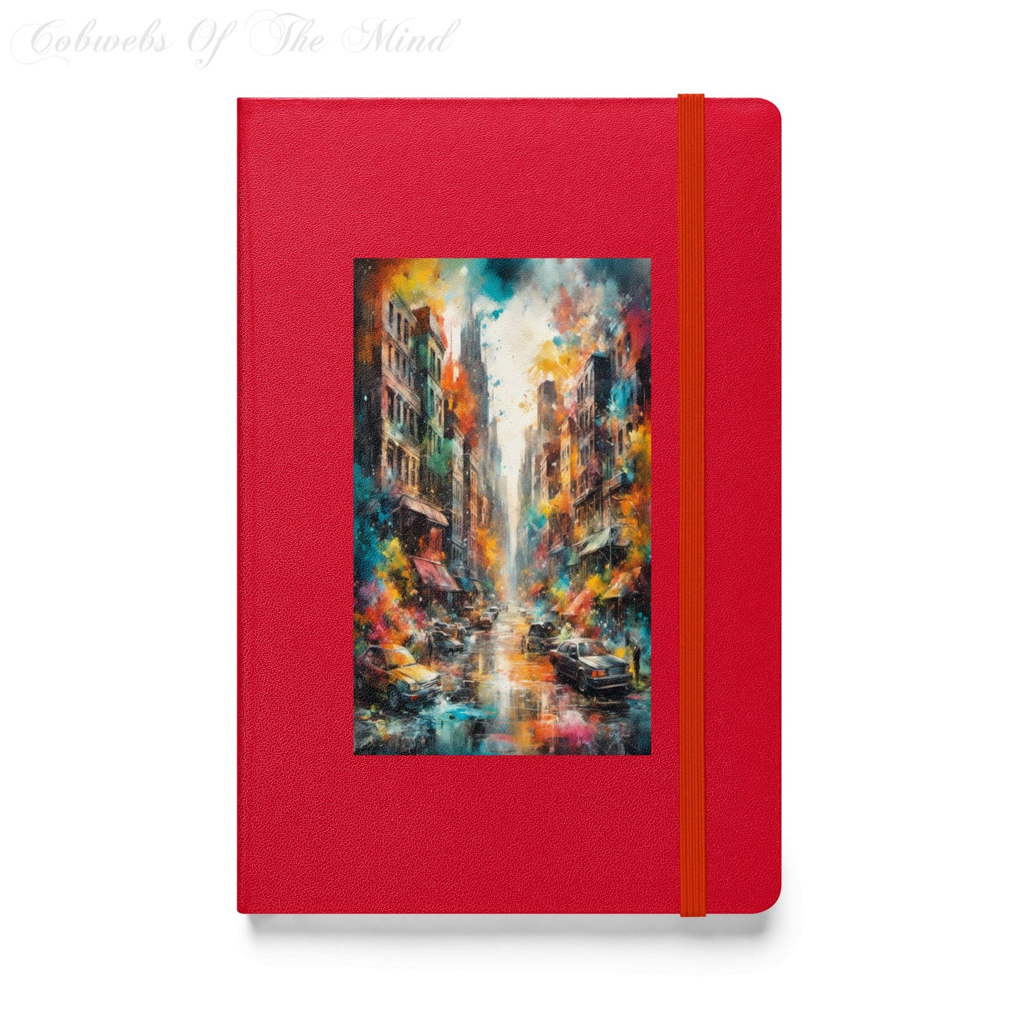 Puddles of Urban Brilliance - Elegant Hardcover Journal Notebook Journals