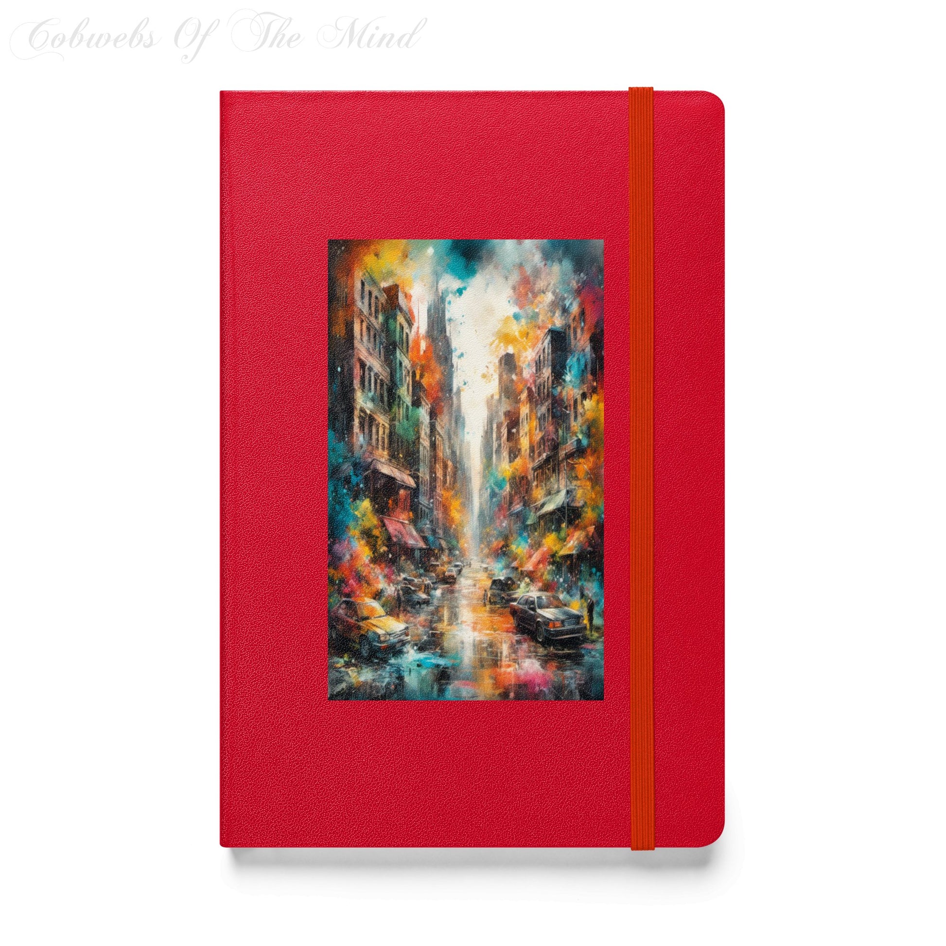 Puddles of Urban Brilliance - Elegant Hardcover Journal Notebook Journals