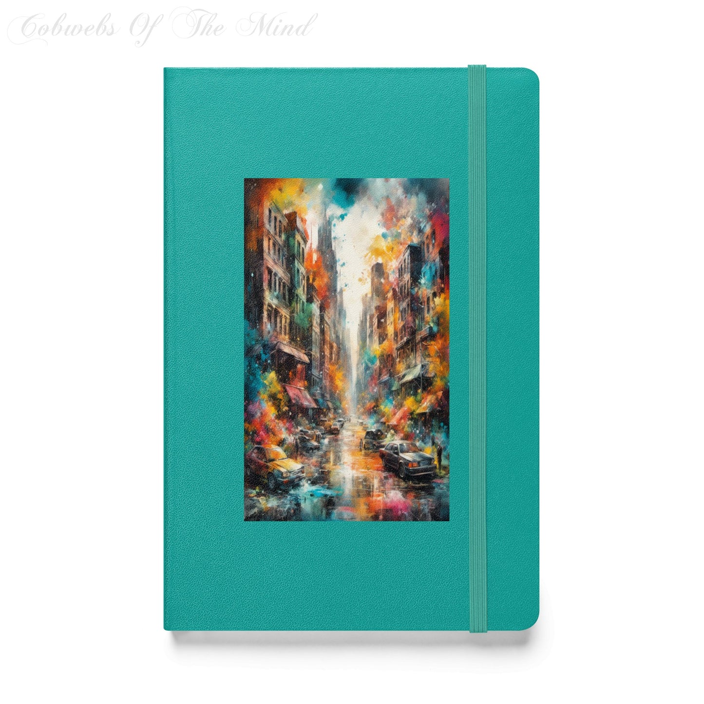 Puddles of Urban Brilliance - Elegant Hardcover Journal Notebook Journals