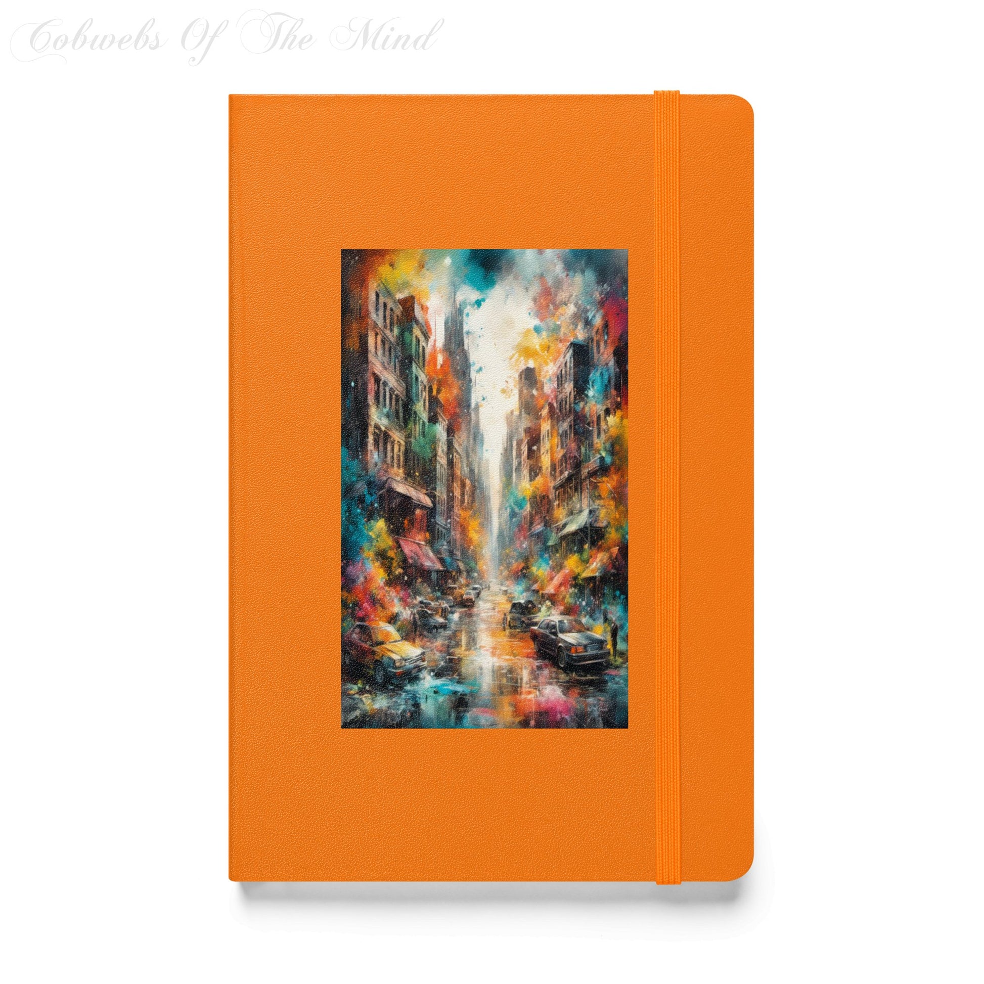 Puddles of Urban Brilliance - Elegant Hardcover Journal Notebook Journals