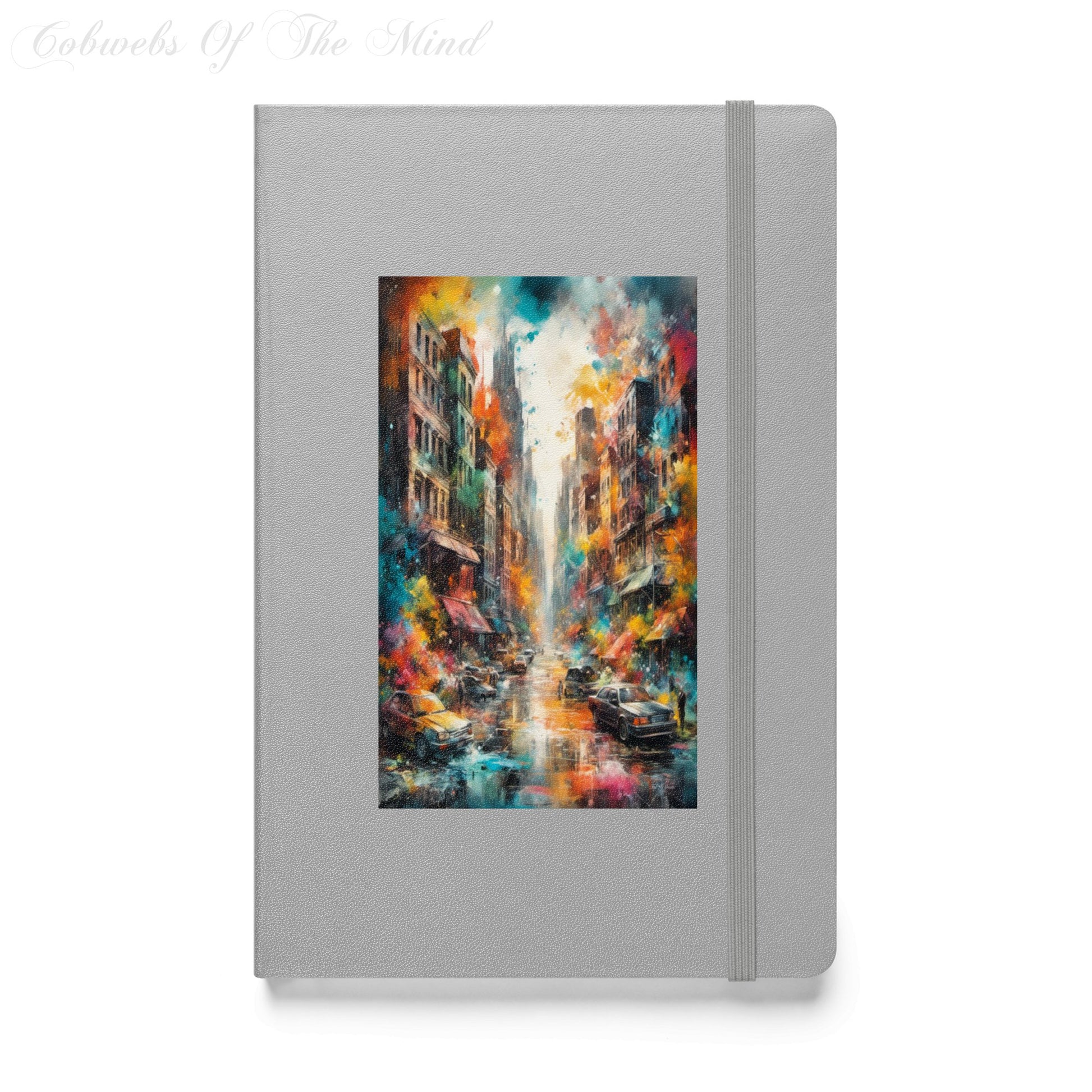 Puddles of Urban Brilliance - Elegant Hardcover Journal Notebook Journals