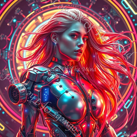 Quantum Radiance - Cybernetic Vexora NFT Legendary 1 - Drop - Cobwebs Of The Mind