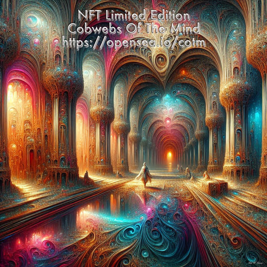 Radiant Echoes of Infinity 01 - OpenSea NFT Elite Legendary 1-Drop Art > Digital Art > Cobwebs Of The Mind > Abstract > Digital Compositions