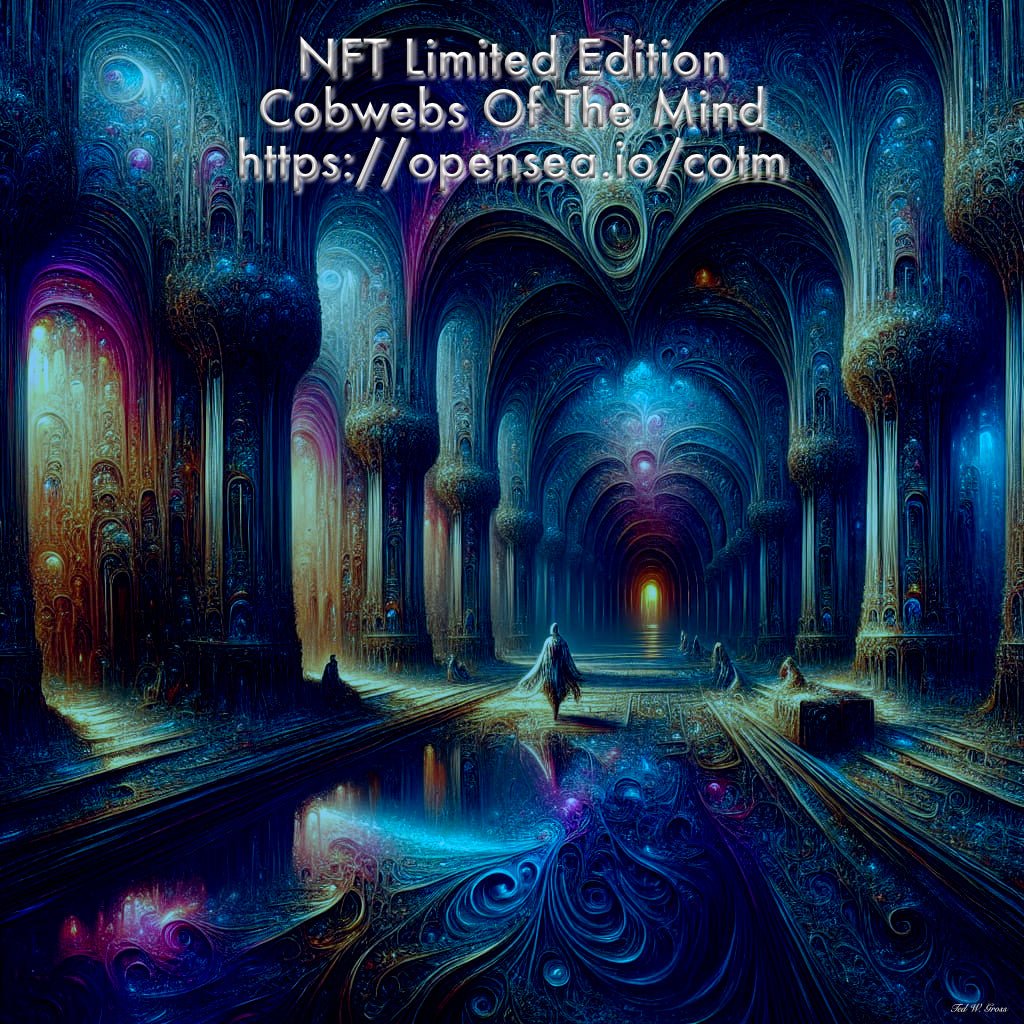 Radiant Echoes of Infinity 02 - OpenSea NFT Elite Legendary 1-Drop Art > Digital Art > Cobwebs Of The Mind > Abstract > Digital Compositions