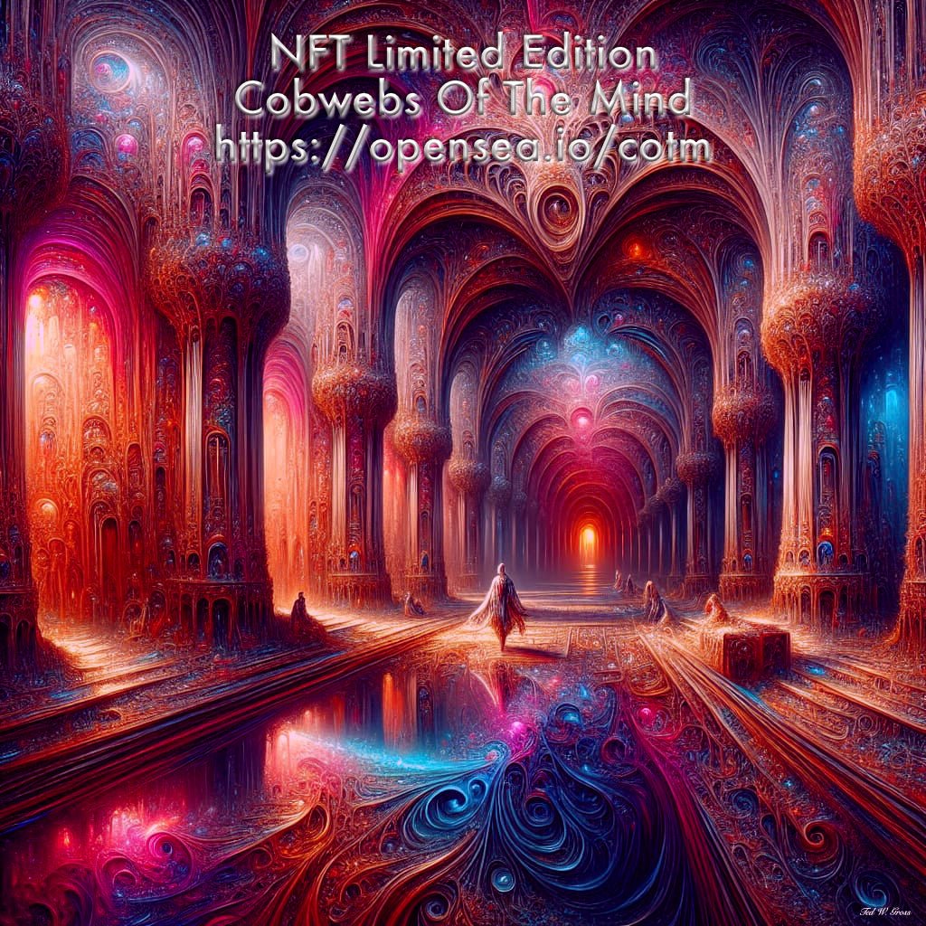 Radiant Echoes of Infinity 03 - OpenSea NFT Elite Legendary 1-Drop Art > Digital Art > Cobwebs Of The Mind > Abstract > Digital Compositions