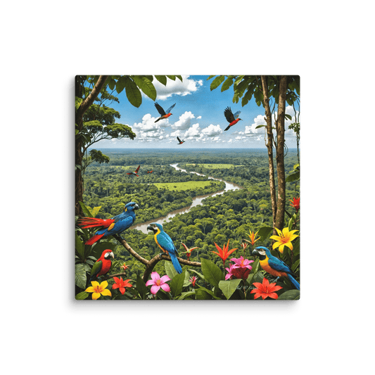 Rainforest Majesty -Canvas Print Home & Garden > Decor > Artwork > Posters, Prints, & Visual Artwork