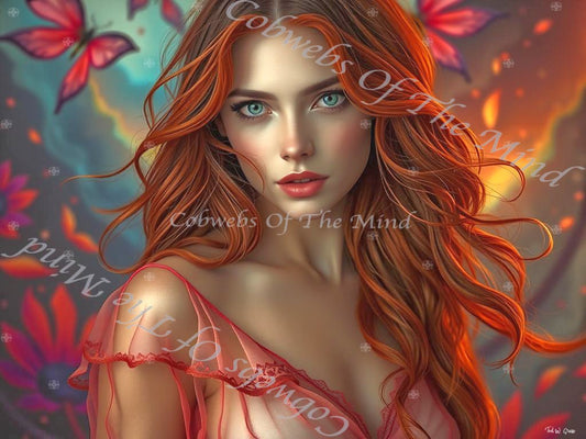 Rhapsody in Ruby - OpenSea NFT Whispers of Desire - Cobwebs Of The Mind