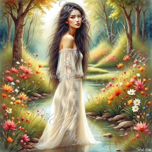 River Ballad - OpenSea Feminine Mosaic NFT 1 - Drop - Cobwebs Of The Mind