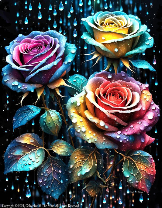 Rose Intricacy - Floral & Filigree Digital Art Art > Digital Art > Cobwebs Of The Mind > Abstract > Digital Compositions
