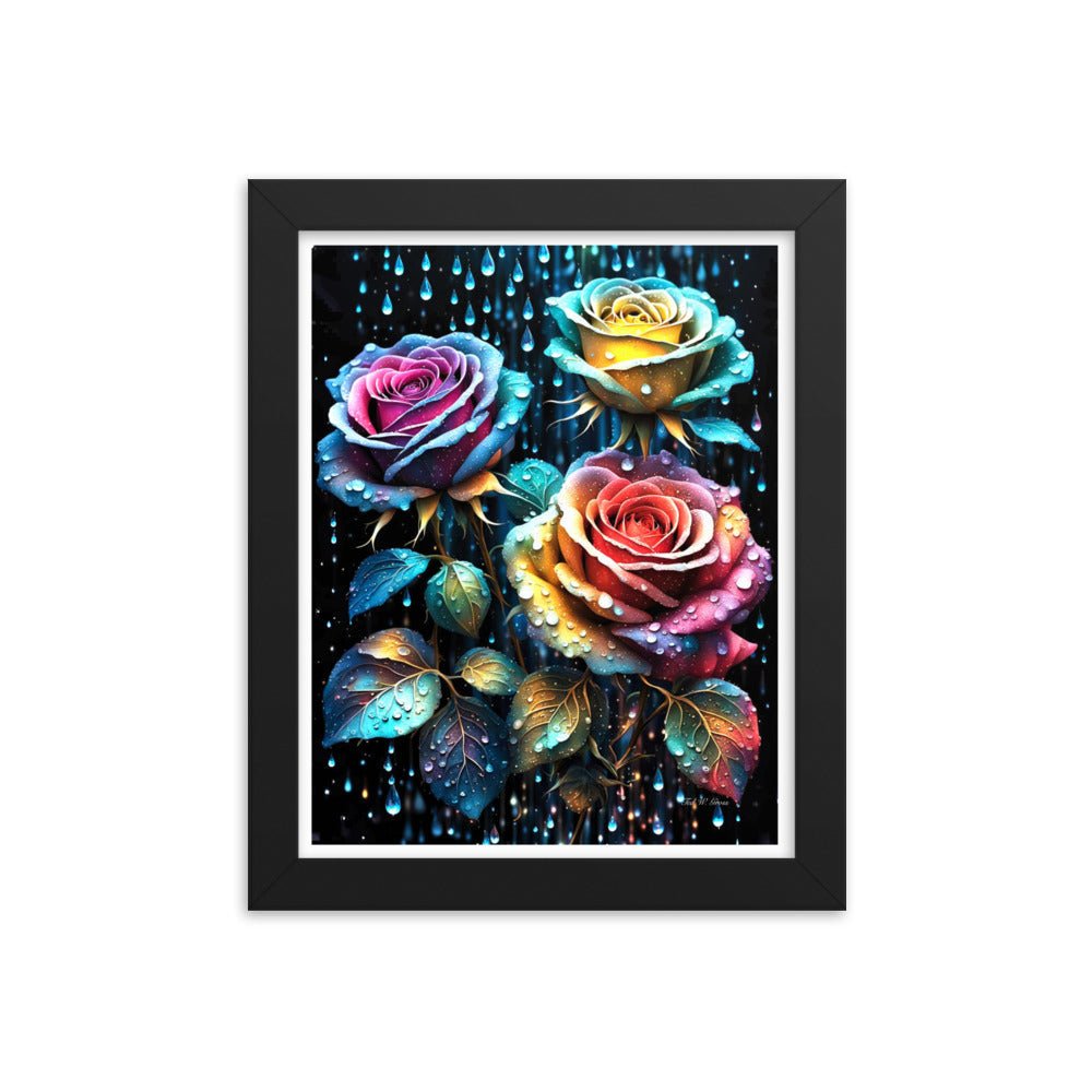 Rose Intricacy - Framed Matte Poster Home & Garden > Decor > Artwork > Posters, Prints, & Visual Artwork