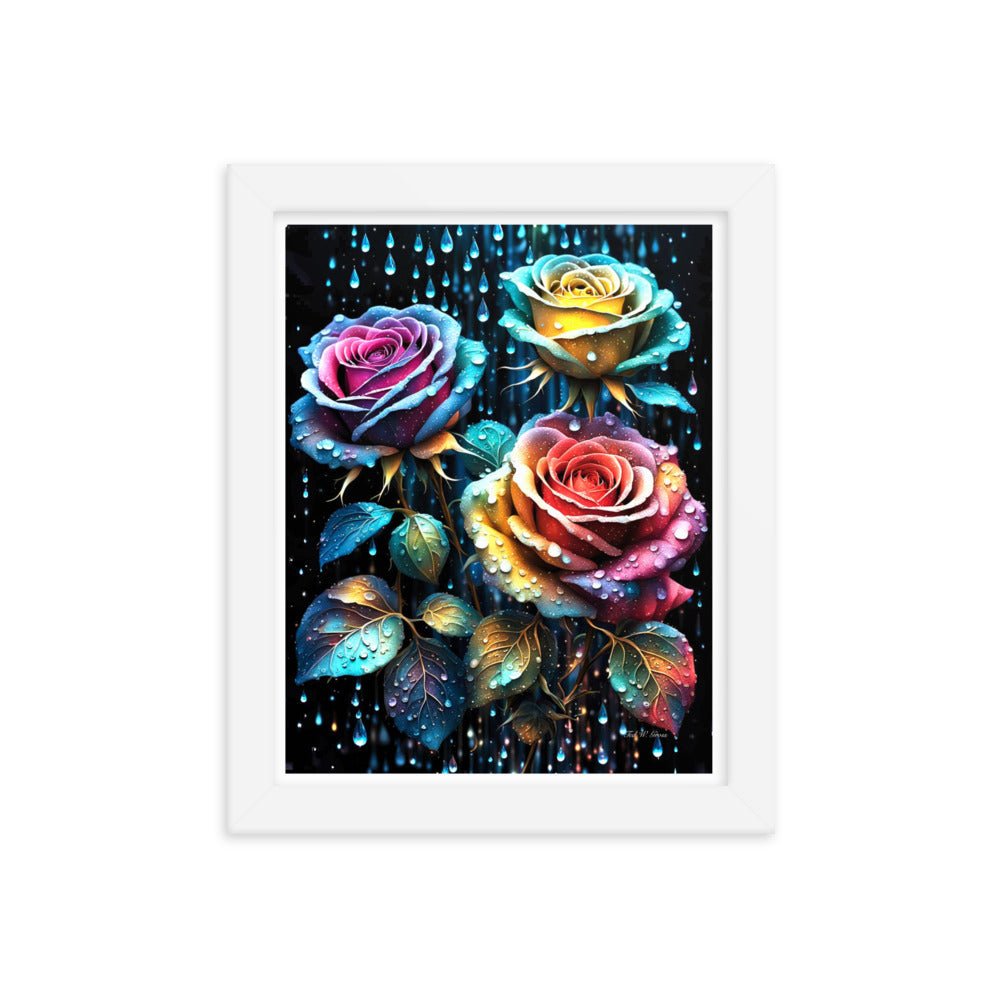 Rose Intricacy - Framed Matte Poster Home & Garden > Decor > Artwork > Posters, Prints, & Visual Artwork