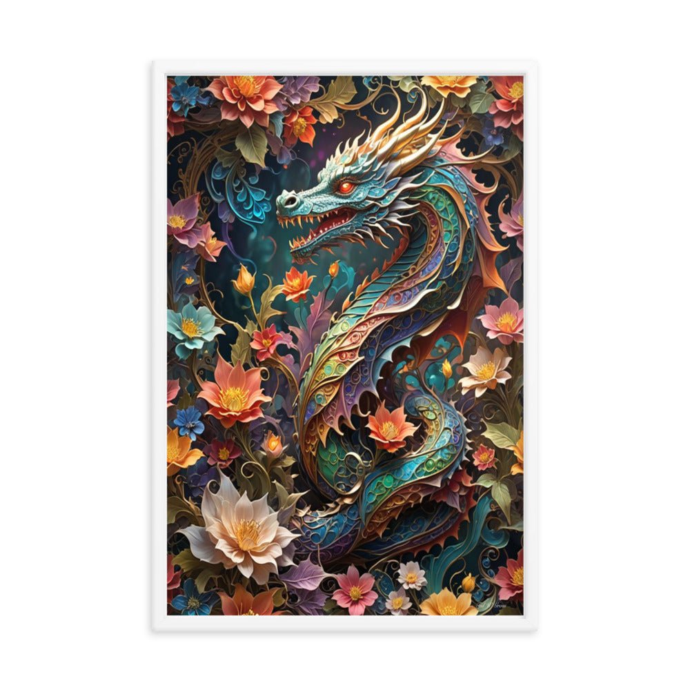 Sea Dragon - Framed Matte Poster Home & Garden > Decor > Artwork > Posters, Prints, & Visual Artwork