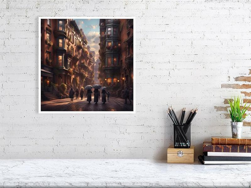 Serenade on Cobblestone-CH Giclée