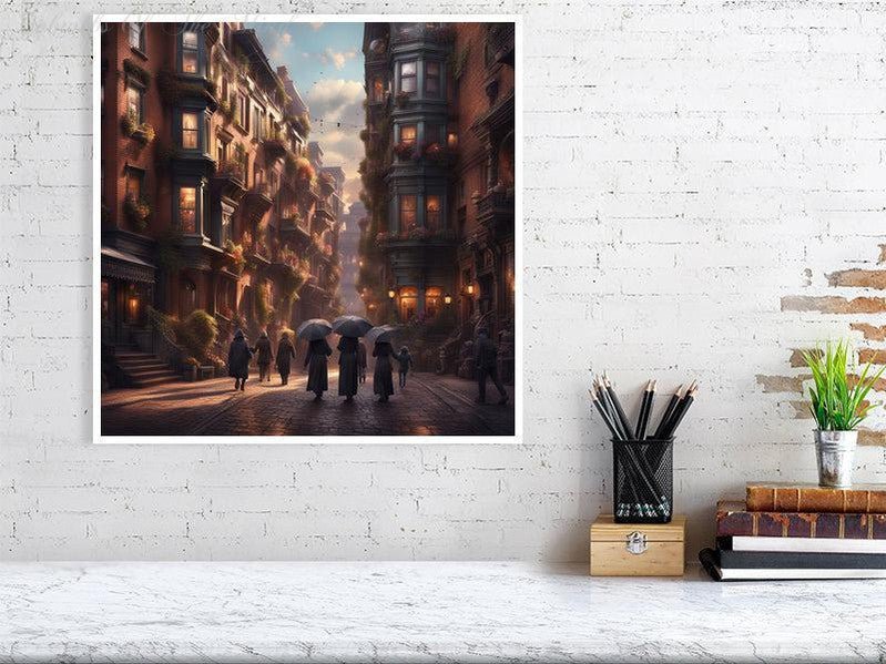 Serenade on Cobblestone-CH Giclée