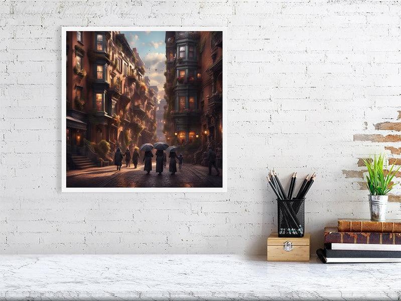 Serenade on Cobblestone-CH Giclée