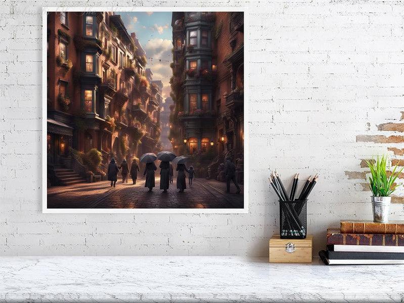 Serenade on Cobblestone-CH Giclée