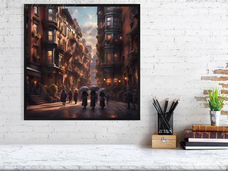 Serenade on Cobblestone-CH Giclée