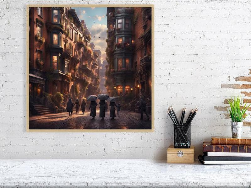 Serenade on Cobblestone-CH Giclée