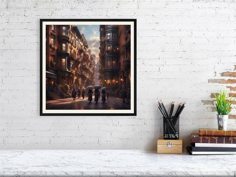 Serenade on Cobblestone-CH Giclée