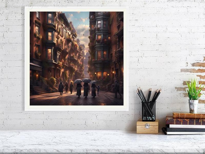 Serenade on Cobblestone-CH Giclée