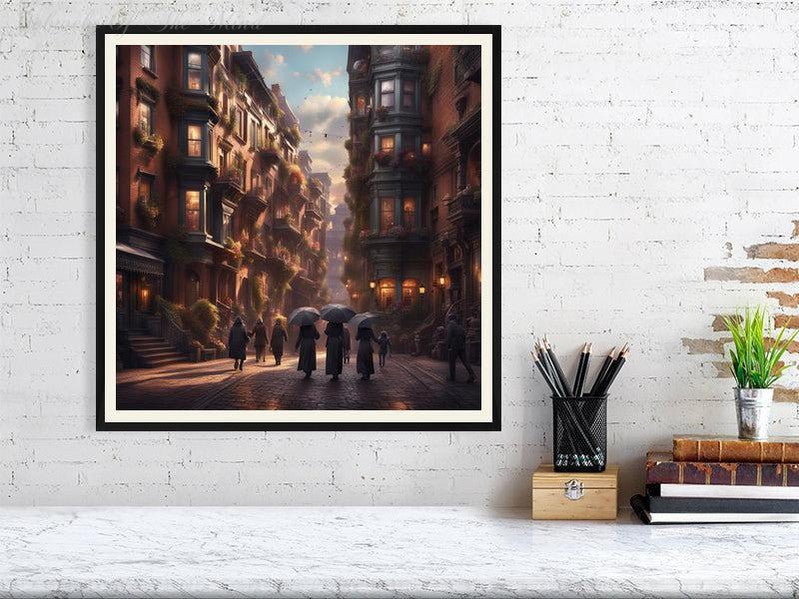 Serenade on Cobblestone-CH Giclée