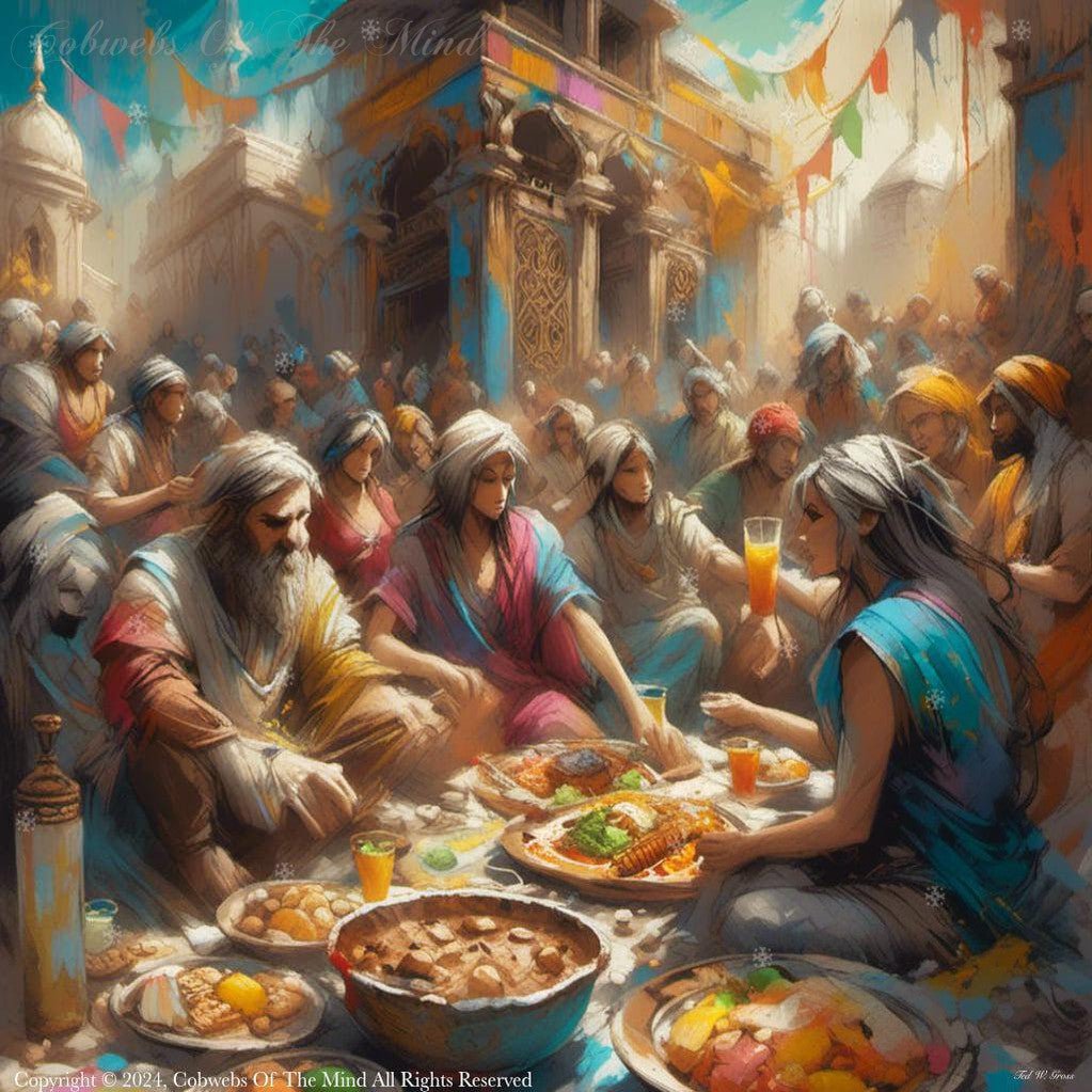 Shushan's Grand Feast Digital Art