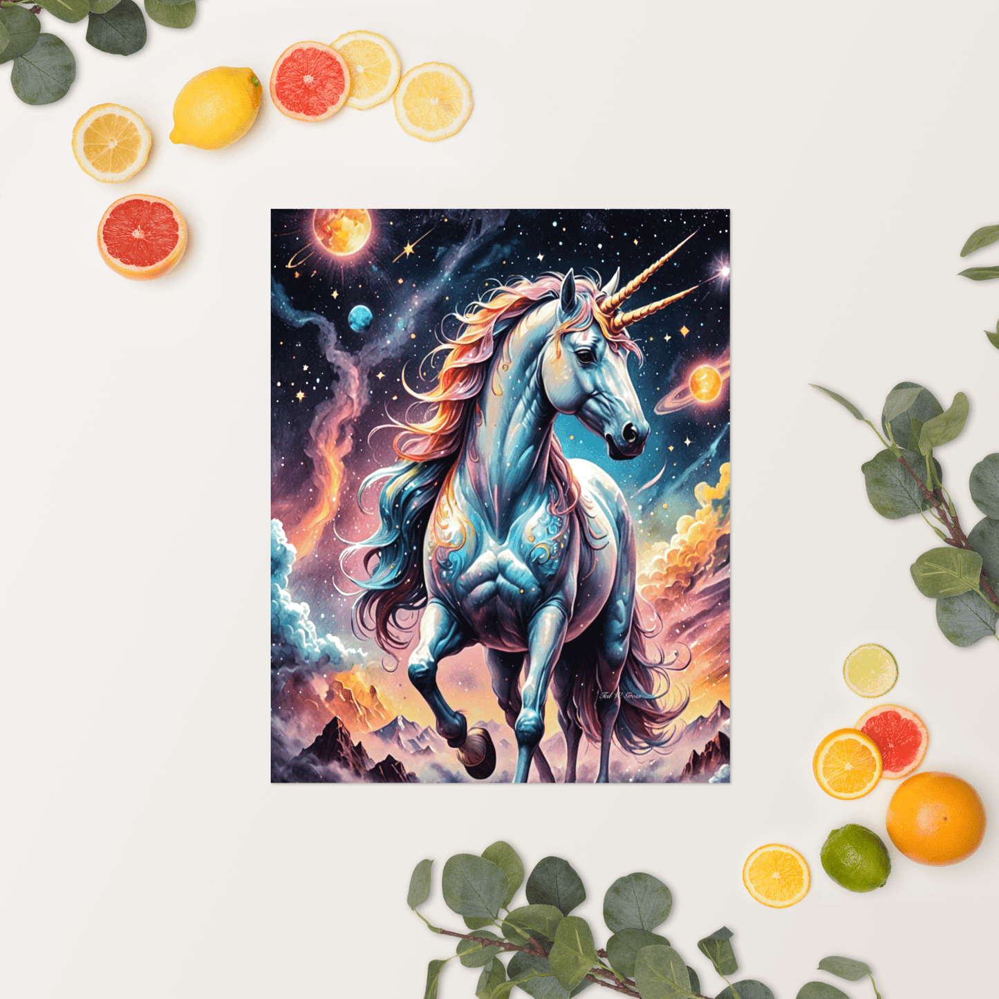 Stardust Gallop - Enhanced Matte Poster Home & Garden > Decor > Artwork > Posters, Prints, & Visual Artwork