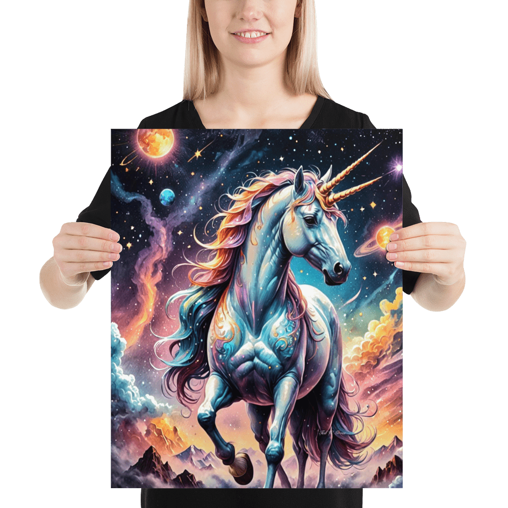 Stardust Gallop - Enhanced Matte Poster Home & Garden > Decor > Artwork > Posters, Prints, & Visual Artwork