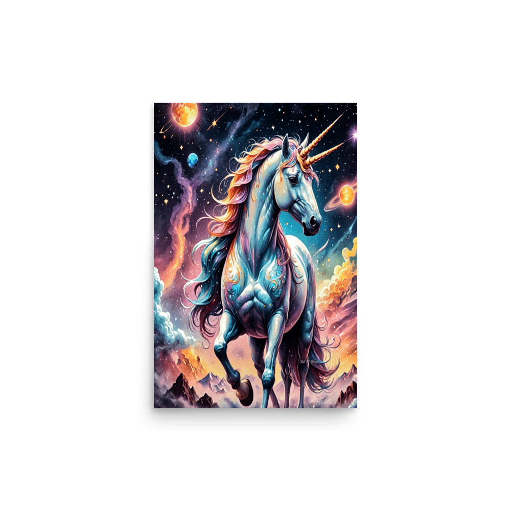 Stardust Gallop - Enhanced Matte Poster Home & Garden > Decor > Artwork > Posters, Prints, & Visual Artwork