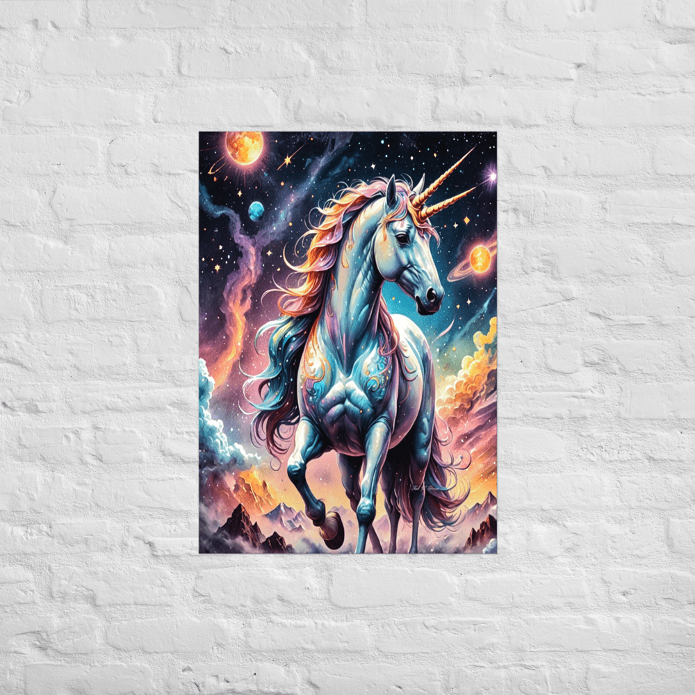 Stardust Gallop - Enhanced Matte Poster Home & Garden > Decor > Artwork > Posters, Prints, & Visual Artwork